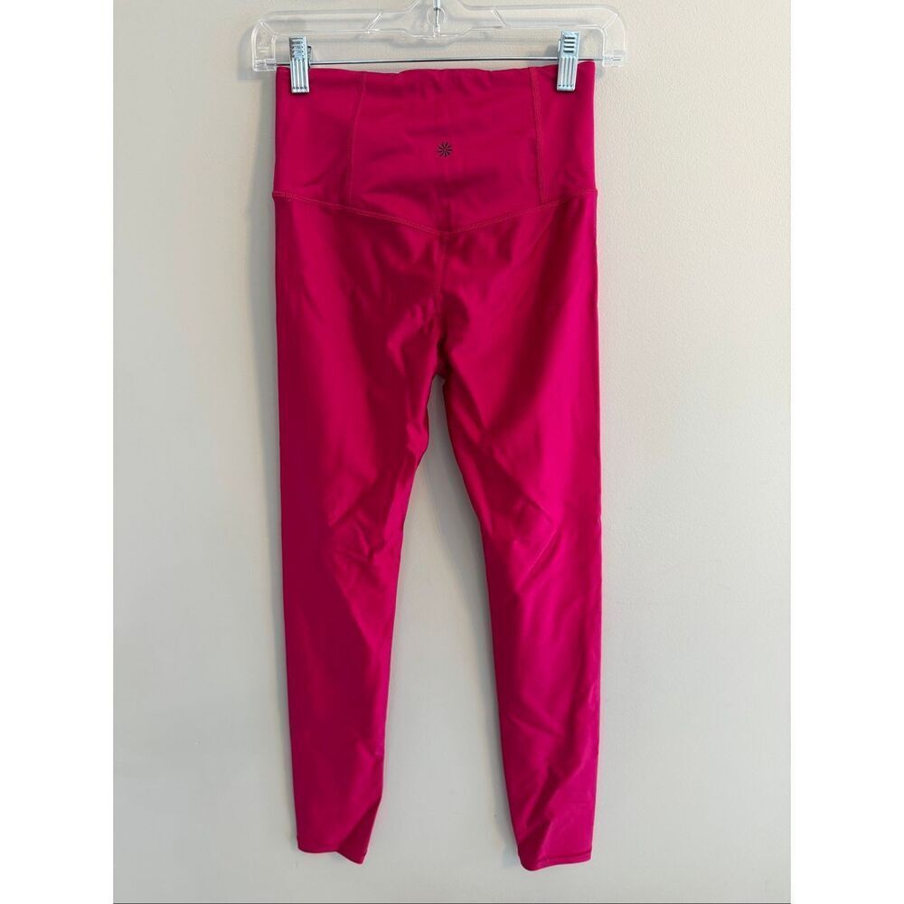 Athleta Elation Shine Tight Leggings Pink Size Small - Picture 3 of 9